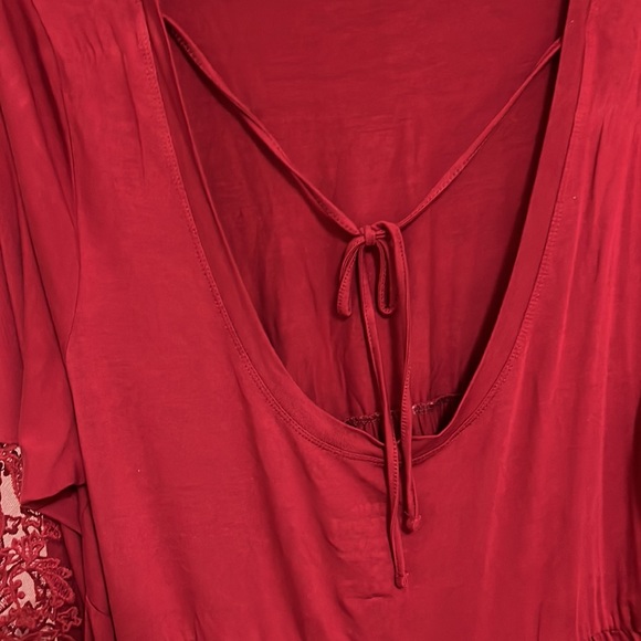 Red Torrid Baby Doll Bell Sleeves - Picture 8 of 8